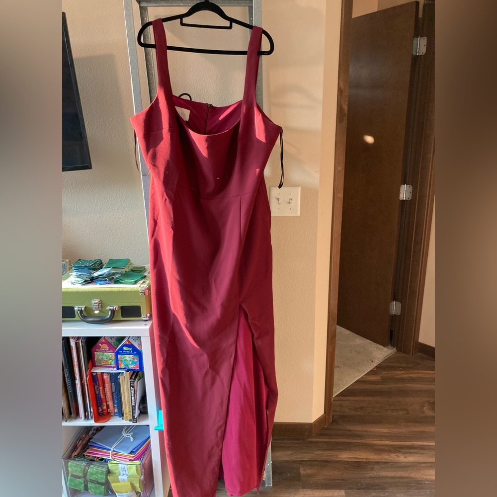 BHLDN red formal dress